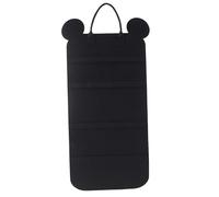 ZGUZMCMK Cat Toys Storage Bag, Cat Toy Organizer, Hanging Bag, Felt, Wall-Mounted, Foldable, Space-Saving for Living Room, Pet Room, Hallway, Black