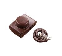 ZGUZMCMK Chamber That Carries The Camera Case with Adjustable Shoulder Strap Compact Bag for X30 D-Lux7 Xe4 X100s Lx100m2, Brown