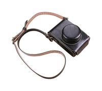 ZGUZMCMK Chamber That Carries The Camera Case with Adjustable Shoulder Strap Compact Bag for X30 D-Lux7 Xe4 X100s Lx100m2, Black