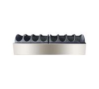 ZGUZMCMK Chicken Feeder, Feed Dispenser, Feeding Station And Feeder Made of Weatherproof Stainless Steel with Feeding for A Peaceful Environment, 40cmx11cmx7.5cm