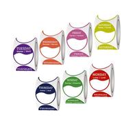 ZGUZMCMK Day of The Week Labels 7 Rolls Food Stickers Management for Restaurant