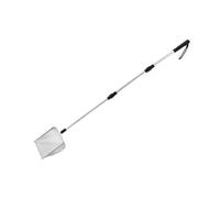 ZGUZMCMK Extendable Cat Litter Complete with Non-slip Handle, Stainless Steel Sifter, Aluminum Alloy, And Ergonomic Design, 5mmx5mm