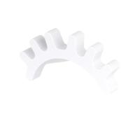 ZGUZMCMK Eyelash Bow Statue 3D Eyelash Ornament Decorative Figure Sculpture Made of Lightweight PP Material for Beauty Salon, Home, Bedroom, White