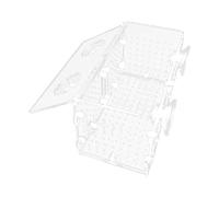 ZGUZMCMK Fish Breeding Box, Hatchery, Aquarium Rearing Container, Divider Box Made of Acrylic with Removable Structure for Easy Cleaning, Care, And, Double Room