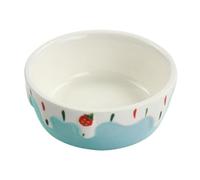 ZGUZMCMK Hamster Food Bowl, Feeding Tray, Feeder, Water Bottle, Anti-tip Design for Dwarf, Guinea Pigs, And Hamster Keeping, Blue