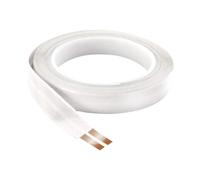 ZGUZMCMK Hide Flat Audio Cable Power Cord Lightweight Practical Power Cable 23AWG for Wall-mounted Lighting Setups Wall, 12mmx5m