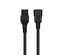 ZGUZMCMK IEC320-c14 to IEC320-c15 Power Cable, Good Conductivity Heavy Duty Stable for PC
