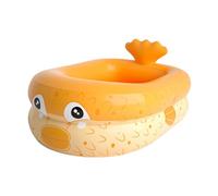 ZGUZMCMK Inflatable Children's Pool, Ball, Family Pool, Swimming Pool, PVC Puffer Fish Design for Home, Garden, Balcony, Early Childhood Education, Kin, 160cm Orange