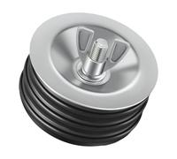 ZGUZMCMK Mechanical Test Plug, Pipe Closure, Drain Stopper, Pipe with Rubber Seal and Metal for Effective Water Stop for Kitchen, Outdoor Pool, for 3inch Pipe