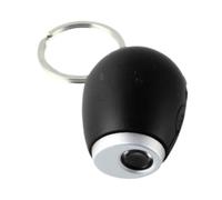 ZGUZMCMK Mini Clock Keychain Digital Clock Flash Projection Lamp Portable Suitable for Bedrooms, Black