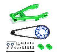 ZGUZMCMK Motorcycle Rear Fork Drivetrain Kit Chain Sprocket Rear Support Arm Hardware Consistent Drive Response Simple Replacement Suitable for RC Motocross, Blue