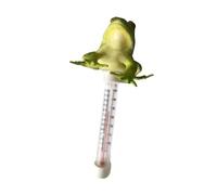 ZGUZMCMK Pool Thermometer Floating Thermometer Bath Thermometer with Clear Display PVC Material for Spa Paddle Pool Shower Indoor Bath, Multi, Frog 12x16.5cm
