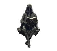 ZGUZMCMK Reading Statue Figurine Reader Bell Gothic Sculpture Character Resin Subtle Macabre Style Suitable for Halloween Library Atmosphere, Multi, Small