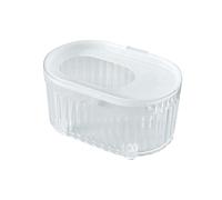 ZGUZMCMK Sand Bath Container Bathtub Litter Corner Toilet House Transparent Material Easy to Clean Suitable for Small Pets Habitat, Clear