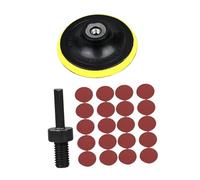ZGUZMCMK Sanding Disc Pad Holder Quick Change Disc Adapter Sandpapers Grinding Machine Accessories Polishing Sanding for Surface Suitable for, with 20pc Sandpapers