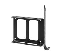 ZGUZMCMK SSD Mounting Bracket, Heavy Duty Metal Mounting Bay for 2.5 Inch SSD Hard Drive, Holder with Screws, Black