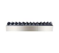 ZGUZMCMK Stainless Steel Feed Trough, A Feed Bowl And Drinker, An Automatic Feeder with Divided Feeding for The Chicken Coop, 60cmx10cm