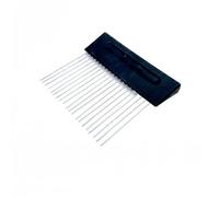 ZGUZMCMK Texturing Comb Stainless Steel Surface Marking Comb Rectangular Head Decorative Effect Tool Thin Tine Pattern Maker Suitable for professional plastering wall treatment, Comb 11.5CM D1139A