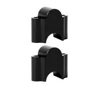 ZGVGFAFLPQ Handlebar Riser Kit For RM125 For RMZ250 For RMX450Z For RMZ450 One Pair Handlebar Riser Bar Mount Handle Clamp Handlebar Riser 11/8" 28 Mm Bars Riser Clamp(28MM Black)