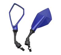 ZGVGFAFLPQ Motorcycle Rear View Mirrors Motorcycle 10 Mm Screw Universal Rear View Mirror Rear Motocross Mirror Accessories Motorcycle View Motocross Side Handlebar Mirrors(B)