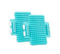 Zgwansui 2 Pack Cat Self Groomer, Rubber Table Corner Face Wall Scratcher, Soft Pet Chin Head Grooming Brush Comb for Indoor Kitten Puppy Relaxing Bathing Cleaning, Green