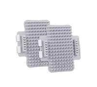 Zgwansui 2 Pack Cat Self Groomer, Rubber Table Corner Face Wall Scratcher, Soft Pet Chin Head Grooming Brush Comb for Indoor Kitten Puppy Relaxing Bathing Cleaning, Gray