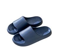 ZGXNYI Men's House Slippers Non-slip Bathroom Shoes Soft Lightweight Indoor/Outdoor Slippers Men Plus Size(Blue,42-43)