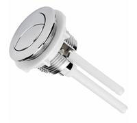 ZGXNYI Toilet Flush Push Button Switch Toilet Dual Flush Button Universal Round Head Button Plastic Tank Push Switch For Cistern Bathroom Toilet Accessories 38mm Toilet Flush Button