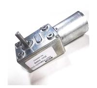 ZGY370 Worm Gear electronic starter JGY370 4632 DC 6V 12V 24V High Torque Worm Reversible Turbo Metal Geared Gear-box Reducer AUOQKQUT(210rpm,6V)