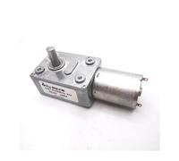 ZGY370 Worm Gear electronic starter JGY370 4632 DC 6V 12V 24V High Torque Worm Reversible Turbo Metal Geared Gear-box Reducer AUOQKQUT(2RPM_6V)