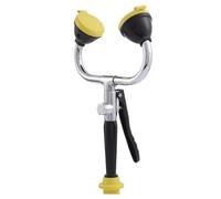 ZGYOZMNG Handheld Eye Washer, Eyewash Station with 1.5 M Hose, 1/2" Water Inlet and Adjustable Flow Speed, Compact Size Fit Desk Mounted, for Lab, Industry, Chemical, Scientific Research Units