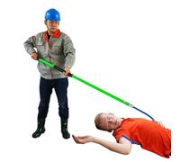 ZGYOZMNG Insulated Rescue Hook Life-Saving Pull Rod, Electrocution Emergency Rescue Sticks, Body Rescue Stick for High Voltage Electrical Work/Home(Green,2m/6.6ft) (Green 1.5m/4.9ft)