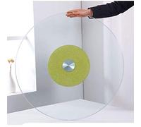 ZGYOZMNG Large Rotating Tray Tempered Glass Lazy Susan Turntable With Silent Ball Bearing Thickened 10mm (A ?80cm/?31in)
