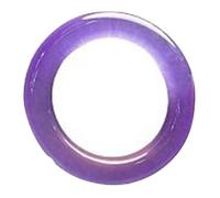 ZGYOZMNG Lavender Jade Bangle Bracelet for Women, Genuine Natural Burmese Purple Jadeite Lavender Jade Bangle Bracelet for Women, Genuine Natural Burmese Purple Jadeite Round (Violet_56 mm)