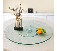 ZGYOZMNG Lazy Susan Turntable, 360° Swivel Plate with 6 Rotating Wheels Silent Smooth Spin, Rotating Tray for Party Family Dining Table, Centerpiece Serving Tray(Size:70cm/27in) (50cm/20in)