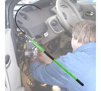 ZGYOZMNG New Energy Vehicle Repairs Rescue Hook, Electrocution Emergency Rescue Sticks, Life Saving Pole for Automotive Repairer/Linemen/Electrician(Yellow,2m/6.6ft) (Green 1m/3.3ft)