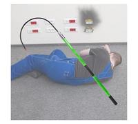 ZGYOZMNG Portable Electrical Insulated Rescue Hook, High Voltage Safety Stick for EV Repairs and Electrical Gear, Fiberglass Life-saving Bar (Green 3.3ft/1m)