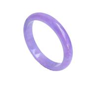 ZGYOZMNG Purple Jade Bangle Bracelet for Women, Natural Good Luck Jadeite Bracelet Genuine with Certificate (Purple_58mm)