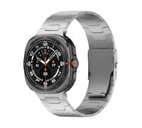 ZH1YFD 26mm Titanium Metal Strap fit for Samsung Galaxy Watch Ultra 47mm Men Band fit for Galaxy 47mm Ultra No Gaps Curved End Bracelet