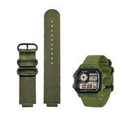 ZH1YFD Canvas watch strap 18mm fit for CASIO box AE1200 / 1300/1000 W-219 modified nylon watch band Men's wristband bracelet accessorie