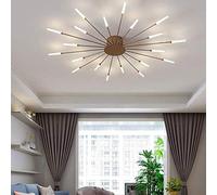 ZH1YFD Chandeliers, Led Ceiling Lights Modern Design Lighting,Creative Chic Suspension Indoor Simple for Living Room Dining Room Ceiling Lighting/Black/D-20 Fe