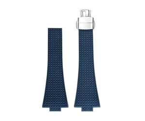 ZH1YFD Fluoro Rubber Strap fit for Tissot PRX Series 35mm 40mm Butterfly Buckle Quick Release FKM Replace Watch Band for Men Women 11/12mm