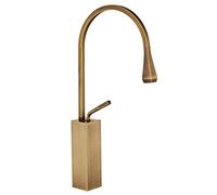 ZH1YFD Kitchen Faucet Brass Vintage Hole Sink Tap Antique for Bathroom & Kitchen Water Faucet Retro Style Easy Install Plumbing Fixture