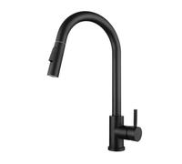 ZH1YFD Kitchen Touch Control Sensor s Pull Out Sprayer Stainless Steel Smart Induction Mixer Sink Tap Hot Cold Water(Black G1/2)