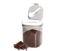 ZHABAYEN Airtight Coffee Canister, Coffee Container with Lids and Magnetic Scoop, Kitchen Food Storage Jar for Grounds Coffee, Beans, Tea, Sugar, Flour, Cereal, Dry Food Storage, 1300ml