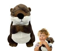 Zhadyu Cute Otters | Otters Animal,20cm 7.87inch Stuffed Sea, Realistic Plush Stuffed Animal, Soft Cuddly, Perfect For Kids Babies