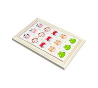 Zhadyu Sliding Puzzle - Wooden Animal Learning Toy - Logic Puzzle Game | for Kids Boys Girls Indoor Stocking Stuffers Party Favors Airplane Travel