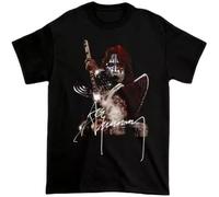 ZHAILEJING Ace Frehley Signture Black T Shirt Black L