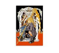 Zhailliu Death Poster Note Vintage Anime Comics Canvas Poster Wall Art Decor Living Room Bedroom Decoration Posters 08x12inch(20x30cm) Unframe-style