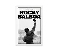 Zhailliu Rocky Poster Balboa Movie Film Retro Vintage Cover Music Posters for Room Aesthetic Canvas Wall Art Bedroom Decor16x24inch(40x60cm)